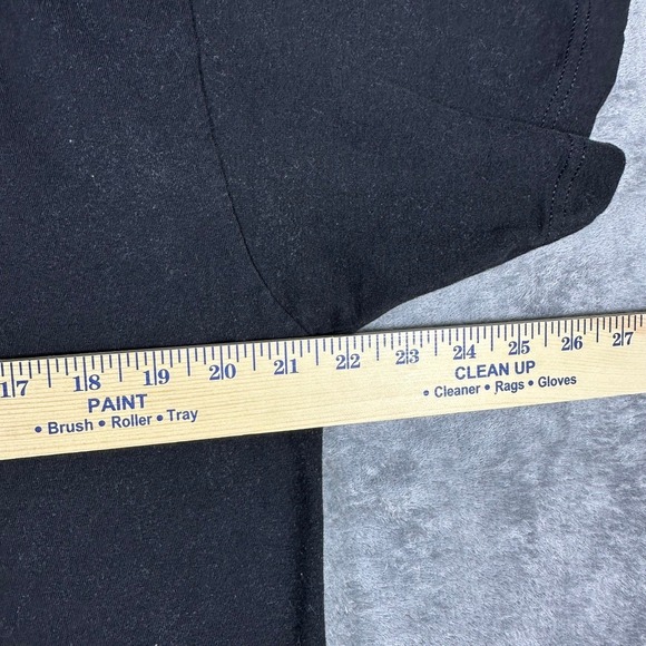 Looney Tunes Mens Large Black Graphic T-Shirt Thats All Folks Characters - Picture 4 of 6